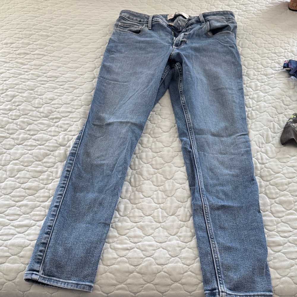 Hollister Women's Straight Leg Blue Jeans